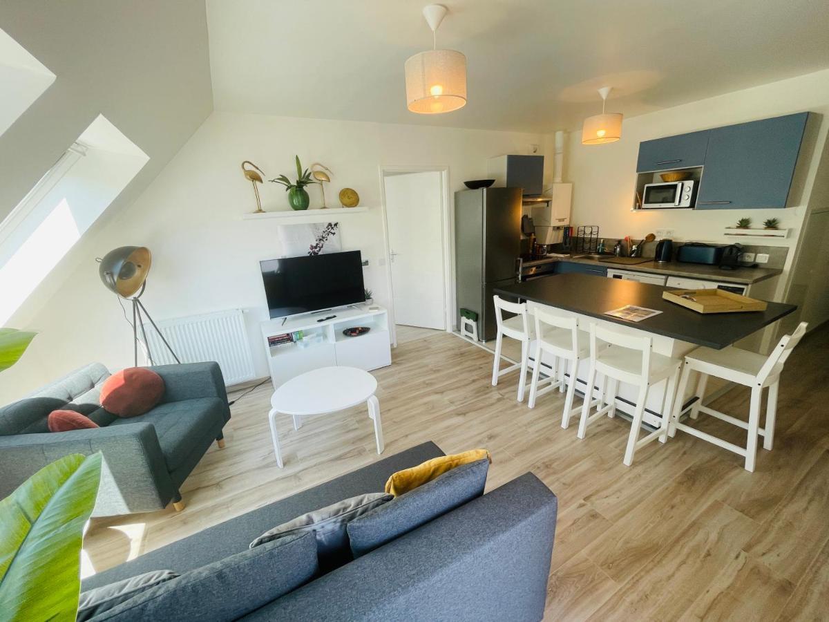 Ferienwohnung Les 4 Elements - Parking Prive - Honfleur Exterior foto